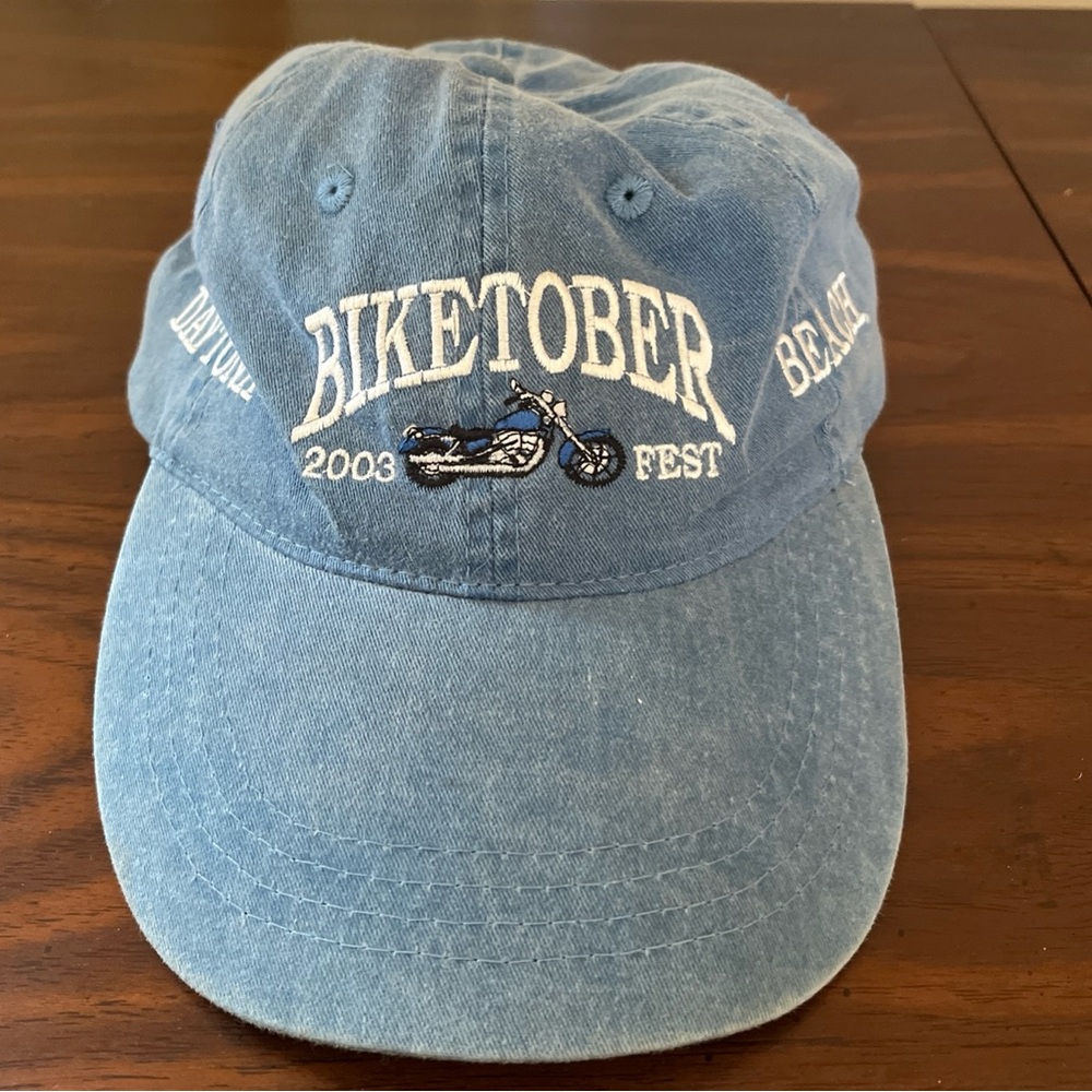 Biketober Fest 2003 Blue Baseball Cap